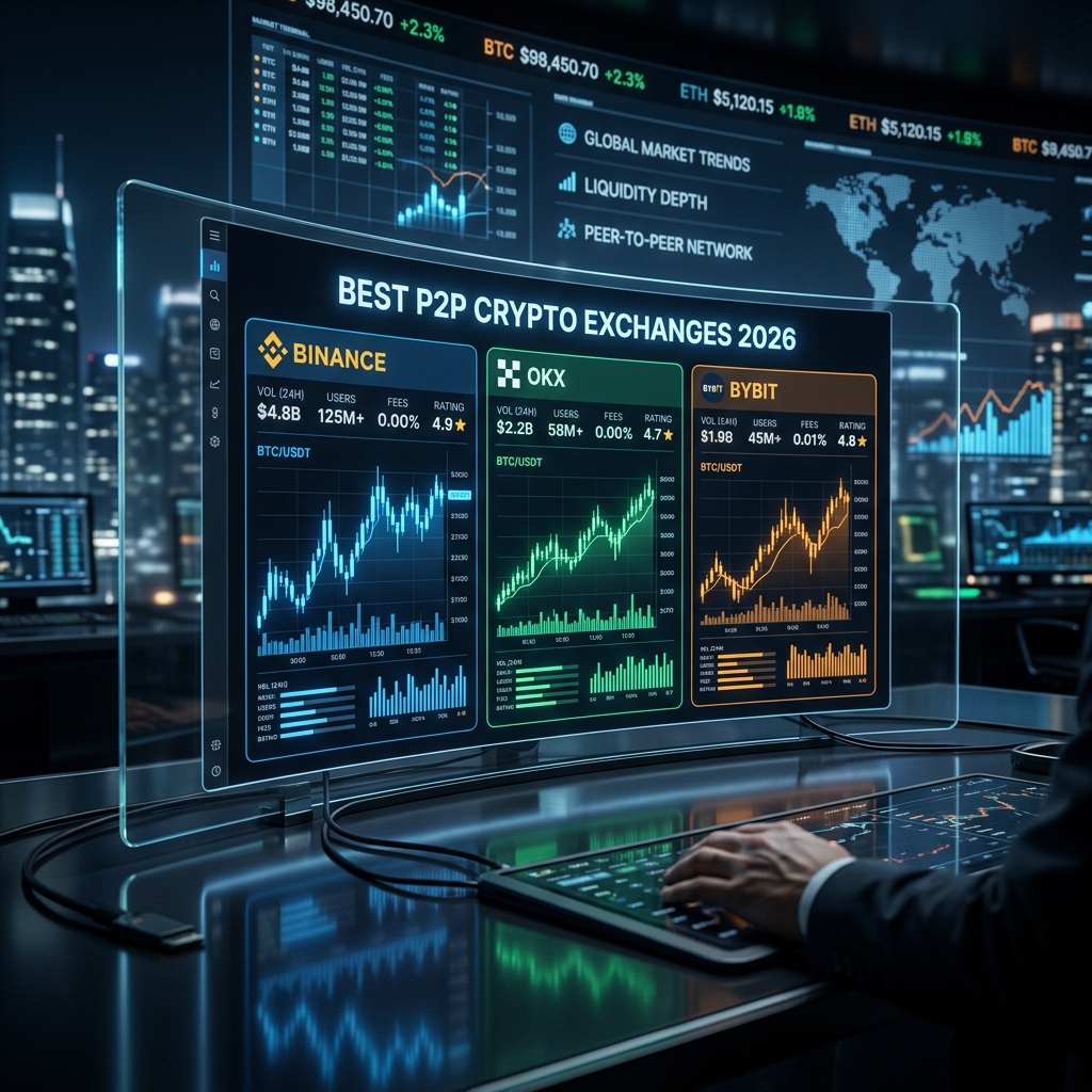 The 5 Best P2P Crypto Exchanges in 2026 (Tested & Compared)