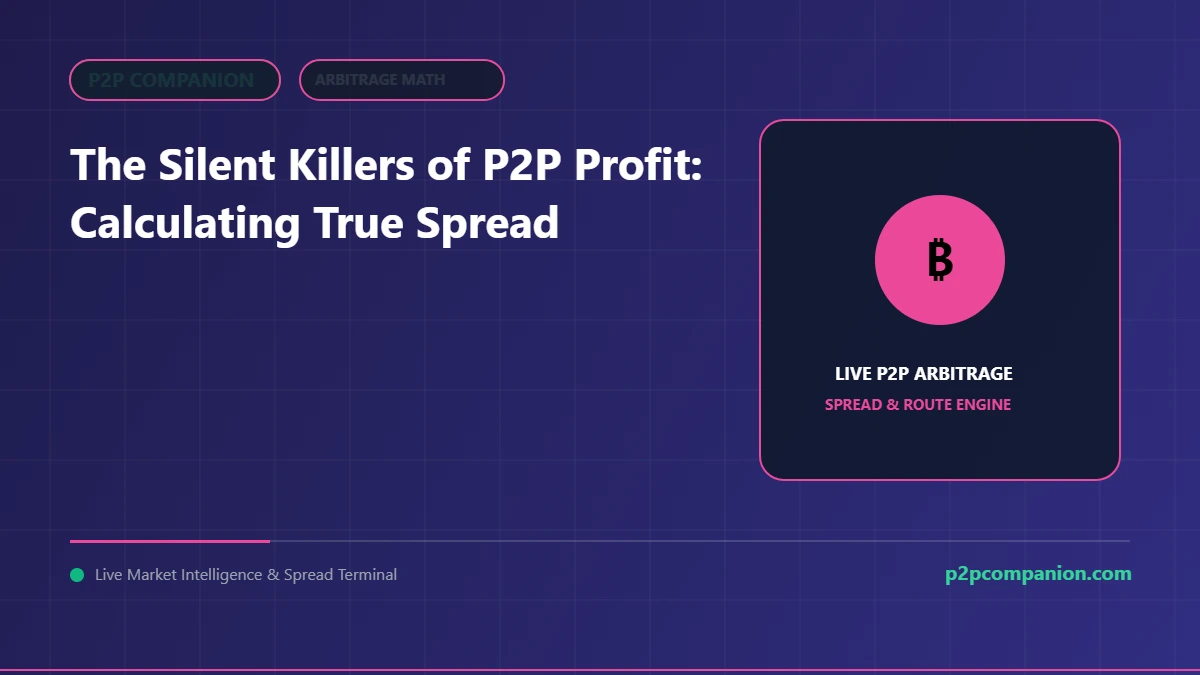 The Silent Killers of P2P Profit: Calculating Your True Arbitrage Spread