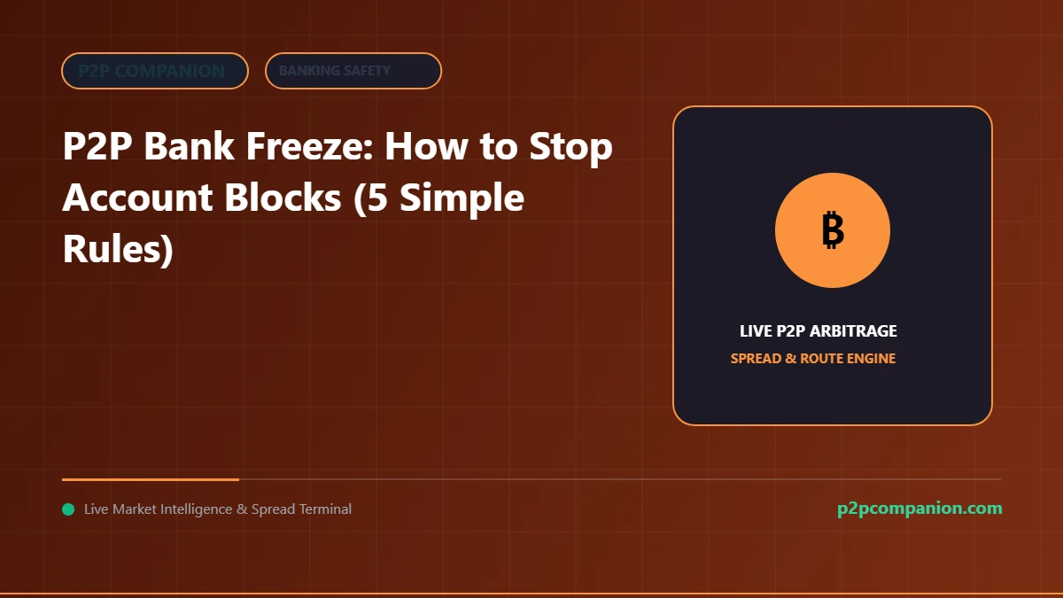 P2P Bank Freeze: How to Stop Account Blocks (5 Simple Rules)